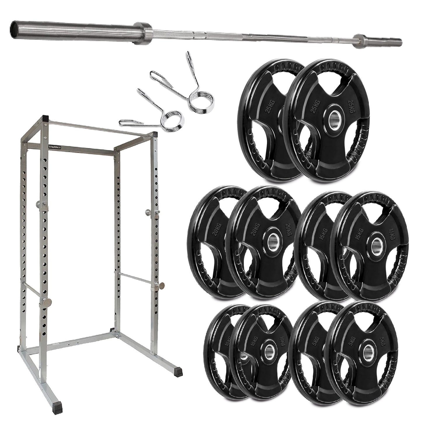 G100 Heavy-Duty Power Rack – Reinforced Steel Strength Station with Pull-Up Bar – Spacious, Customisable Design for Compound Lifts