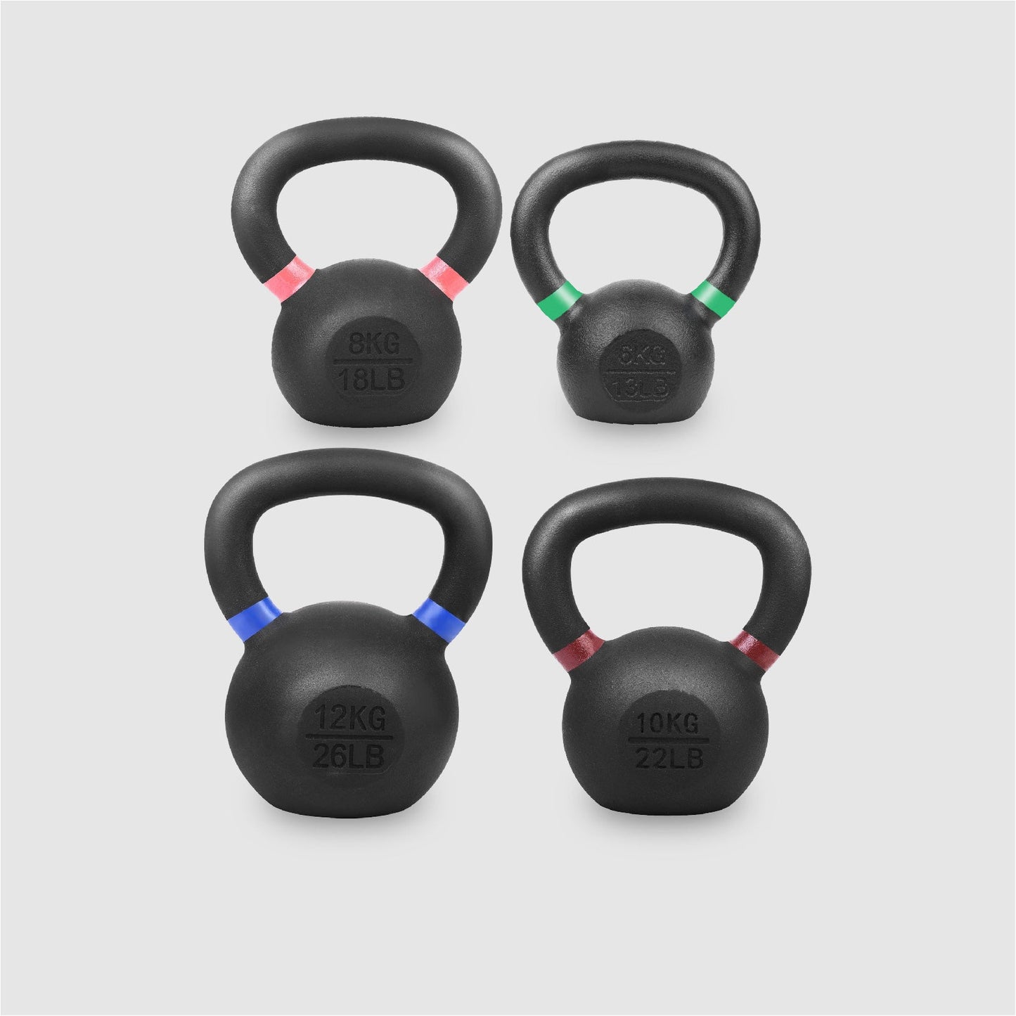 Cast Iron Kettlebells – Solid Build with Smooth Wide Handle – Multiple Weights for Full-Body Functional & Strength Training