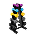 Neoprene Dumbbell Tree Rack – 3-Tier or 5-Tier Steel Stand for Home Gym – Space-Saving Holder for Neoprene & Vinyl Weights