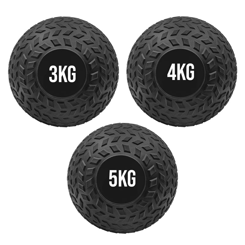 Treaded Slam Balls – Heavy-Duty, No-Bounce Rubber for Power, Core & Cardio – Textured Grip Medicine Balls in Multiple Weights