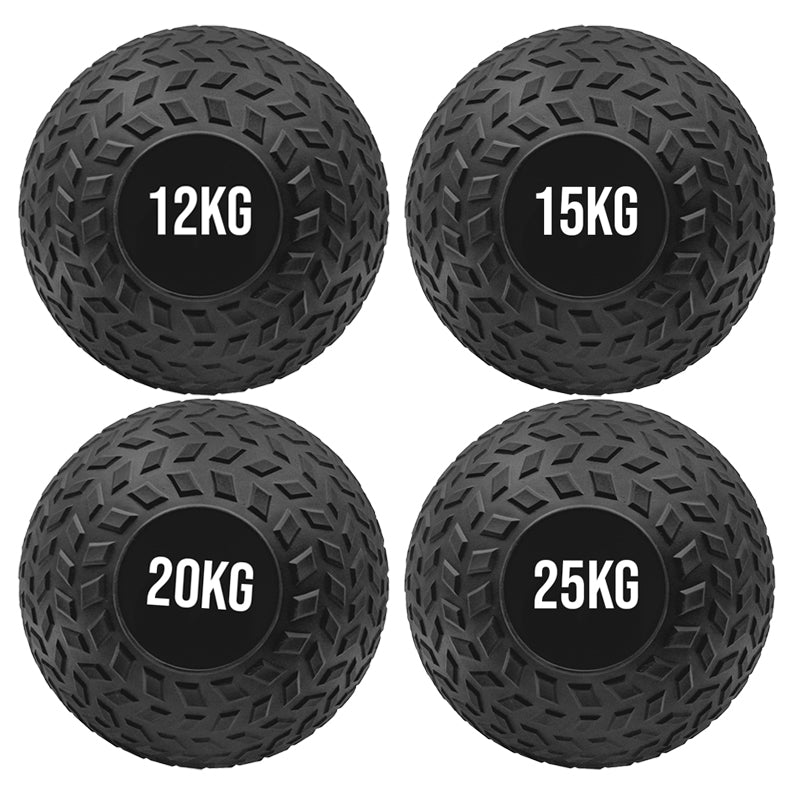 Treaded Slam Balls – Heavy-Duty, No-Bounce Rubber for Power, Core & Cardio – Textured Grip Medicine Balls in Multiple Weights