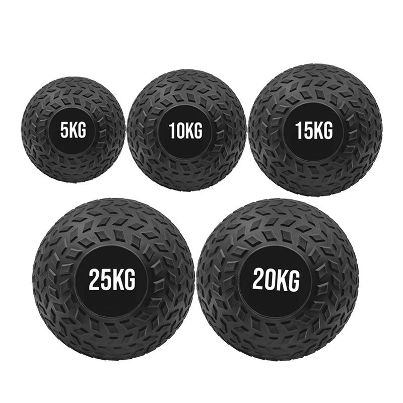 Treaded Slam Balls – Heavy-Duty, No-Bounce Rubber for Power, Core & Cardio – Textured Grip Medicine Balls in Multiple Weights