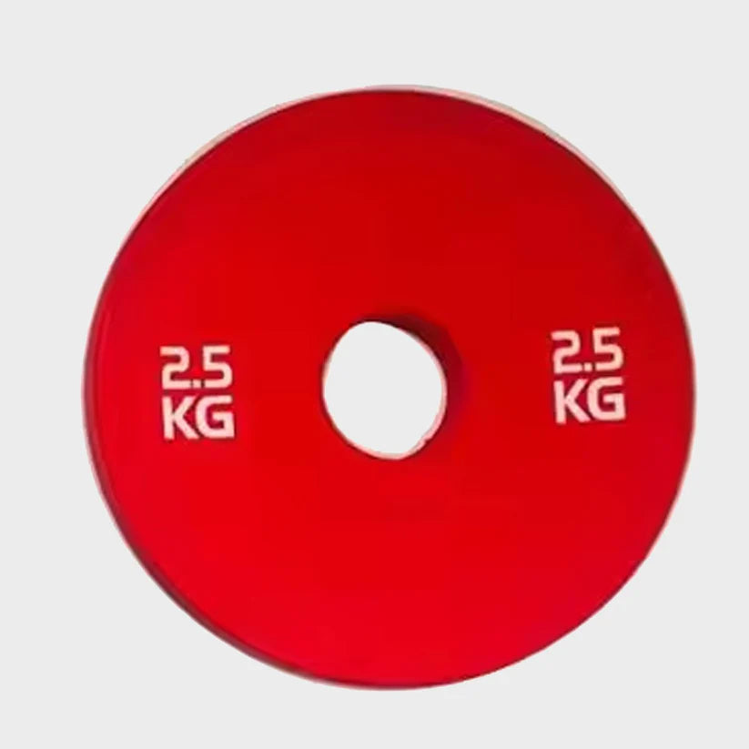 Color Coded Olympic Bumper Plate, Fractional Weight Plates for Cross Training & Strength Workouts, Durable Rubber Construction, Easy ID for Home Gym