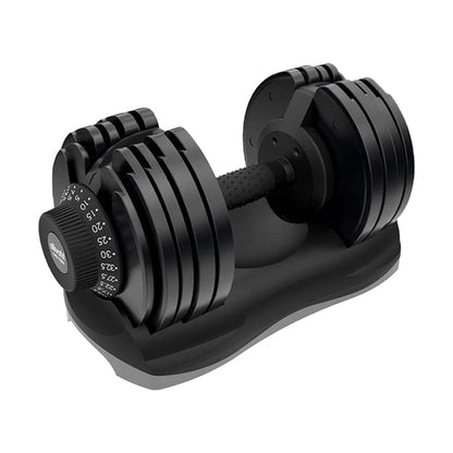 32.5kg Adjustable Dumbbell – 12-in-1 | Quick Select Free Weight from 5kg to 32.5kg | Single Dumbbell with Dial System for Home Gym Strength & Full-Body Training