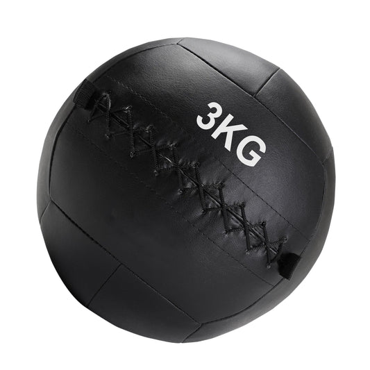 Premium Wall Balls (3kg–12kg) – Double-Stitched Medicine Balls with Textured Grip – Durable PVC for CrossFit, HIIT & Core Training