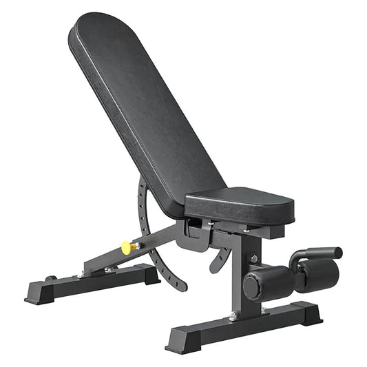 Adjustable Weight Bench with 9 Positions | 450kg Capacity Foldable Incline/Decline Utility Bench | Full-Body Strength Training Bench for Home Gym & Studio Workouts