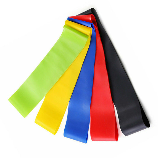 Resistance Band Light Set – 5 Levels for Strength, Mobility & Recovery – Natural Latex Bands for Home, Gym & Travel