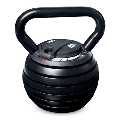 7-in-1 Adjustable Kettlebell (3.4kg–18kg) – Quick-Change Cast Iron Weight for Full-Body Workouts – Space-Saving Home Gym Essential