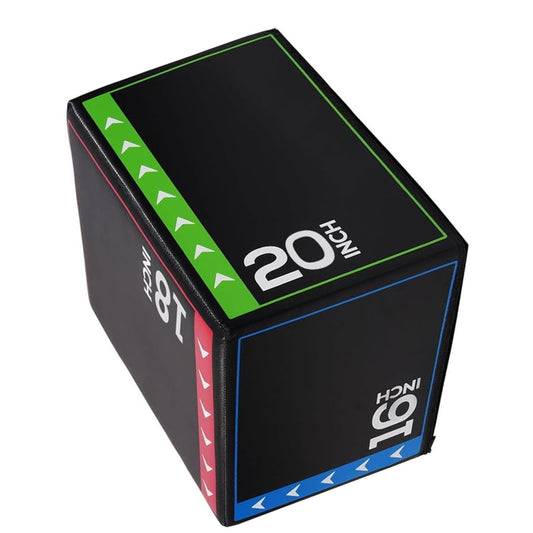 3-in-1 Soft Plyo Box – Shock-Absorbing, Non-Slip Foam for HIIT, CrossFit & Agility – Adjustable Height, Safe & Durable