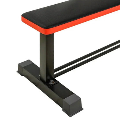 Heavy-Duty Flat Weight Bench – Reinforced Steel for Bench Press, Dumbbell & Core Workouts – Home & Commercial Use