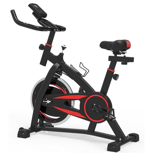 Magnetic Exercise Bike – Silent Belt Drive, 8kg Flywheel, LCD Display – Adjustable Resistance & Seat – Home Cardio Trainer