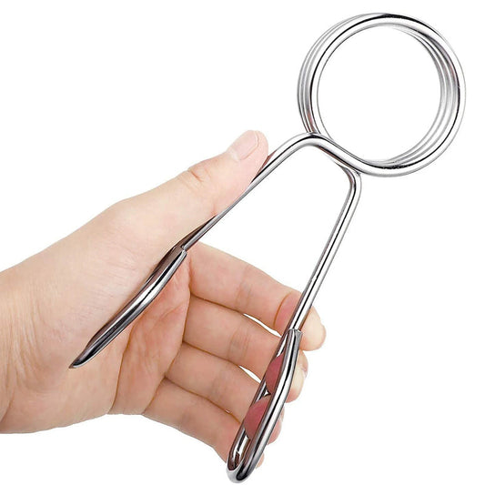 Olympic 2" Spring Collars – Chrome Barbell Clips for 50mm Sleeves, Secure Hold for Strength Training