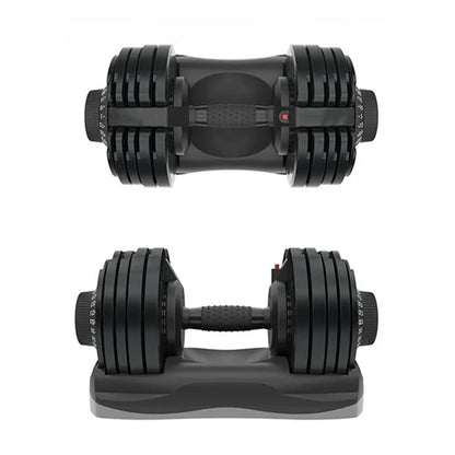 32.5kg Adjustable Dumbbell – 12-in-1 | Quick Select Free Weight from 5kg to 32.5kg | Single Dumbbell with Dial System for Home Gym Strength & Full-Body Training