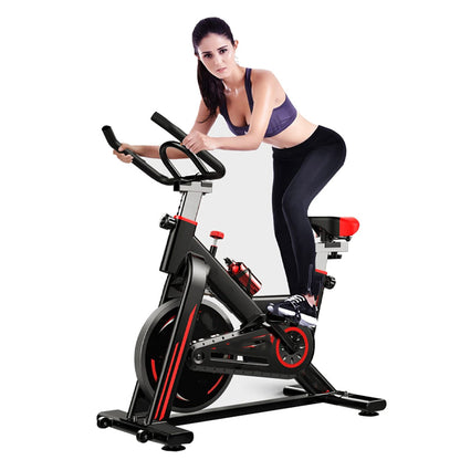 Magnetic Exercise Bike – Silent Belt Drive, 8kg Flywheel, LCD Display – Adjustable Resistance & Seat – Home Cardio Trainer