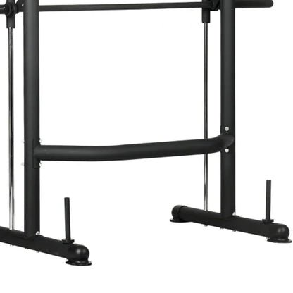 Premium Smith Machine Squat Rack – Pull-Up Bar, Adjustable Height – 550lb Capacity Strength Station for Home Gym