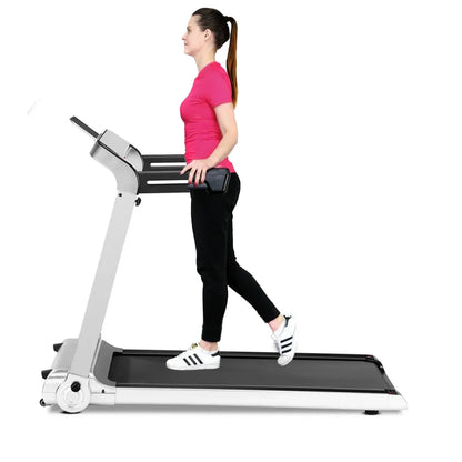 T103 Folding Treadmill – 14km/h, 750W Motor – Cushioned Belt & Compact Design for Walking, Jogging & Intense Workouts