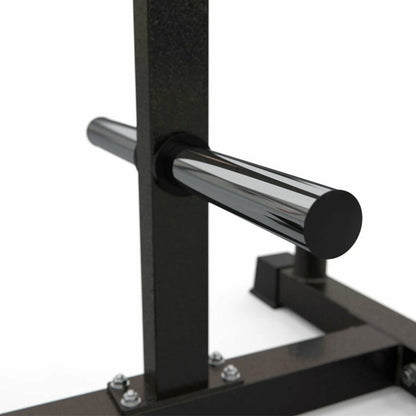 3-Tier Olympic Weight Plate Tree & Barbell Rack – Heavy-Duty Steel, 200kg Capacity – Compact, Scratch-Resistant Home Gym Stand