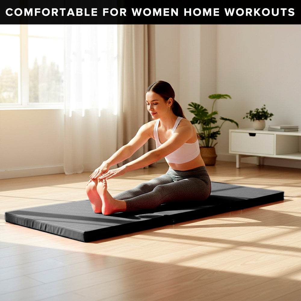 Tri Fold Gym Mat with 5cm Thick Foam