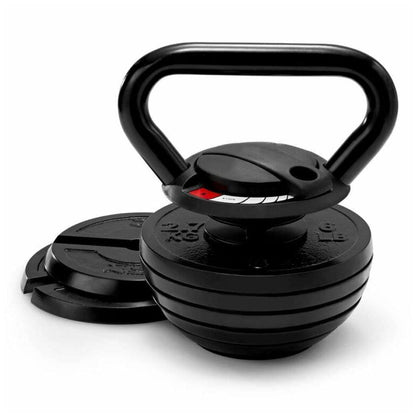 7-in-1 Adjustable Kettlebell (3.4kg–18kg) – Quick-Change Cast Iron Weight for Full-Body Workouts – Space-Saving Home Gym Essential