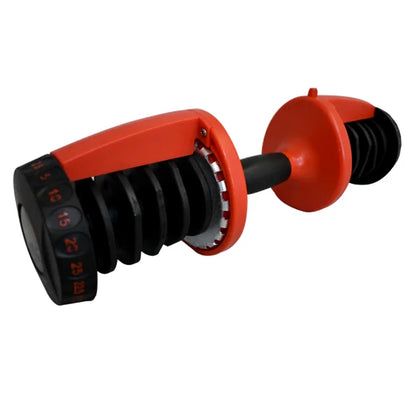 25kg Adjustable Dumbbell – 10-in-1 Weight Set | Quick Dial System, Safety Lock & Non-Slip Handle | Space-Saving Strength Training Dumbbell for Home Gym Workouts