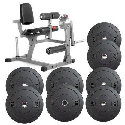 Leg Extension & Curl Machine – Heavy-Duty Dual Function Trainer for Quads & Hamstrings – Adjustable Home Gym Equipment