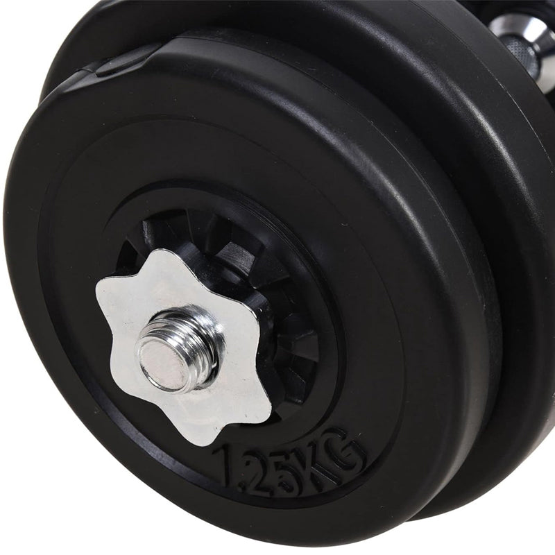 65kg Adjustable Dumbbell Barbell Set