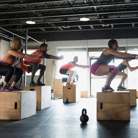 3-in-1 Wooden Plyo Box – Versatile Heights for Box Jumps, Step-Ups & Core Workouts – Non-Slip, High-Capacity Design