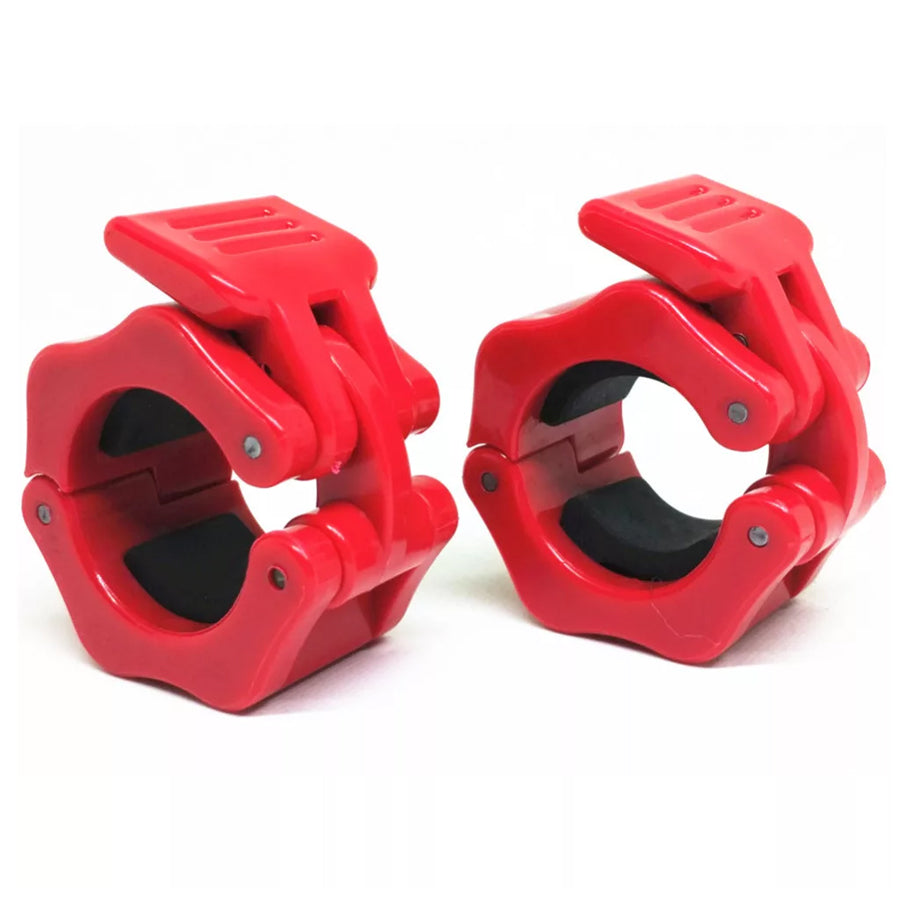 Olympic Barbell Collars – Heavy-Duty 2" Locking Clips with Quick Release & No-Slip Grip for Gym or Home Use