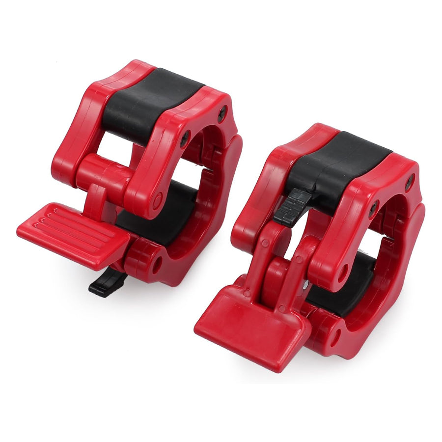 Olympic Barbell Collars – Heavy-Duty 2" Locking Clips with Quick Release & No-Slip Grip for Gym or Home Use