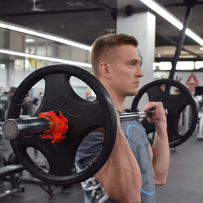 Olympic Barbell Collars – Heavy-Duty 2" Locking Clips with Quick Release & No-Slip Grip for Gym or Home Use