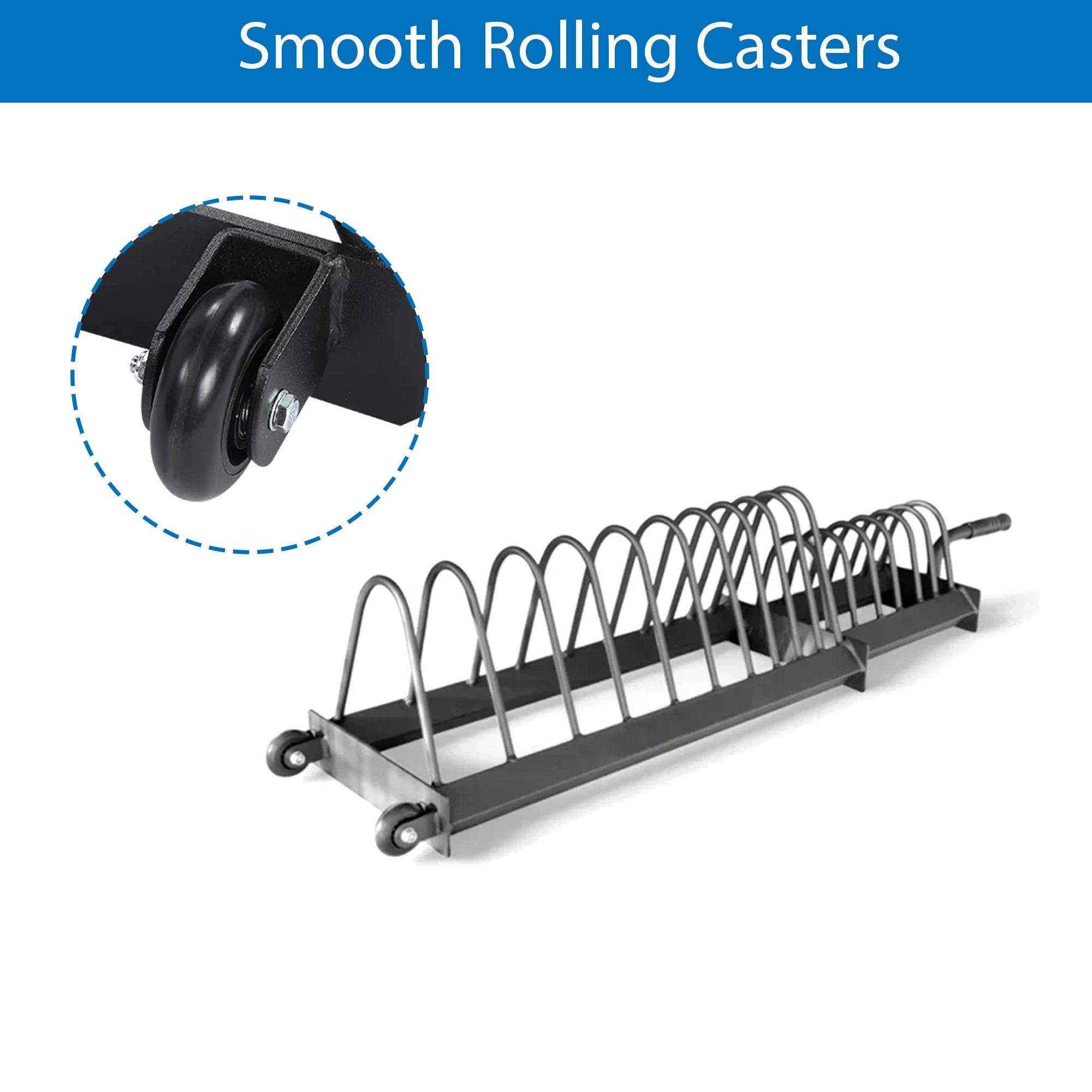 Extended Weight Plate Storage Rack