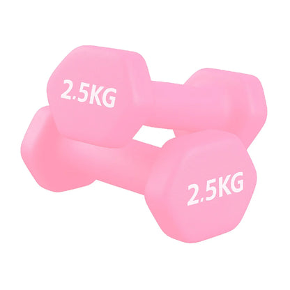 Anti-Roll Neoprene Dumbbells – Non-Slip Grip