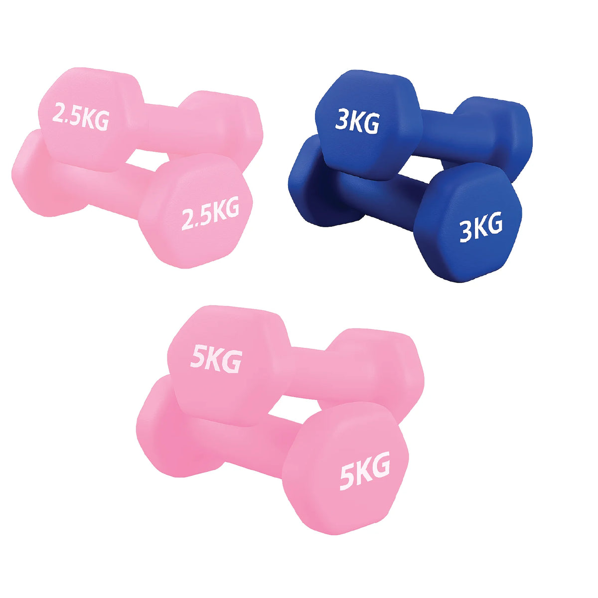 Neoprene Dumbbell Pairs