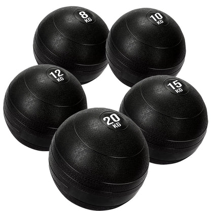 Heavy-Duty Slam Balls (3kg–25kg) – No-Bounce Rubber Medicine Balls with Textured Grip – Core Strength Training Equipment