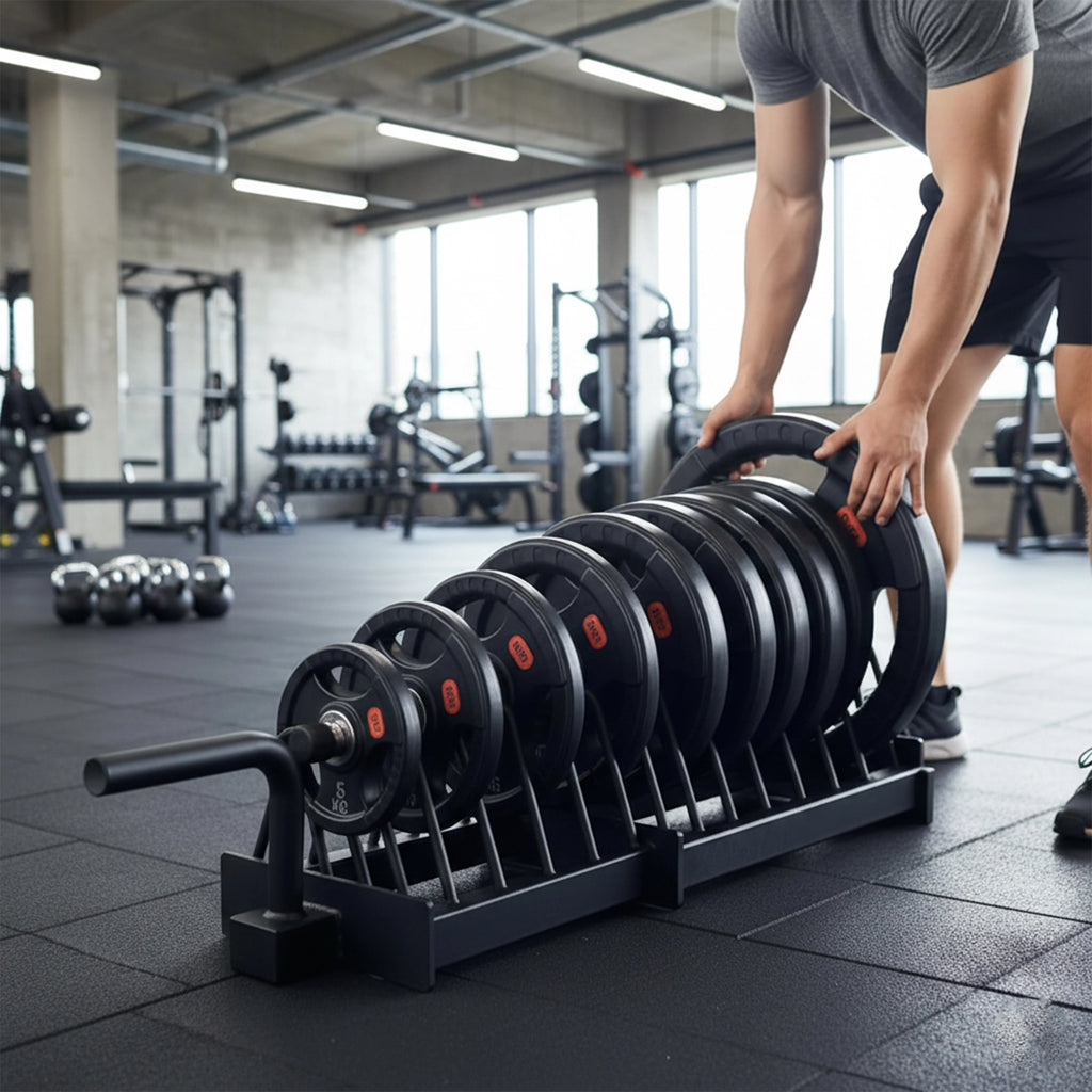 Extended Weight Plate Storage Rack