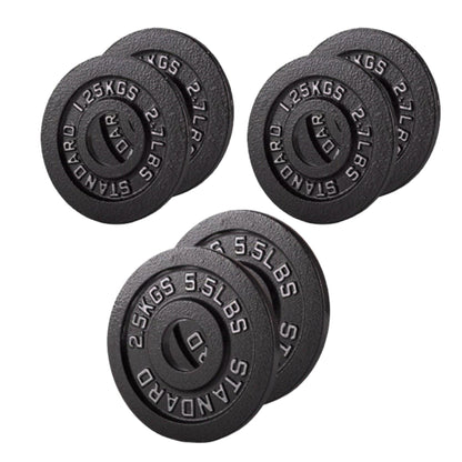 Cast Iron Weight Plates – Strength Training Discs for Home & Gym – Multiple Sizes – Fits Barbells & Dumbbells – Professional Grade