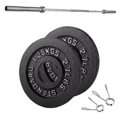 Cast Iron Weight Plates – Strength Training Discs for Home & Gym – Multiple Sizes – Fits Barbells & Dumbbells – Professional Grade