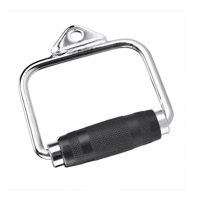Cable Machine Attachments for Home Gym | Tricep Rope, V Bar, Curl & Lat Pull Down Bars | Heavy Duty Steel Grips with Carabiner Clips for Multi Gym Training