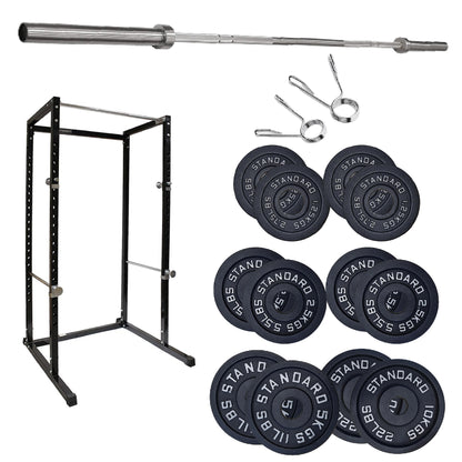 G100 Heavy-Duty Power Rack – Reinforced Steel Strength Station with Pull-Up Bar – Spacious, Customisable Design for Compound Lifts