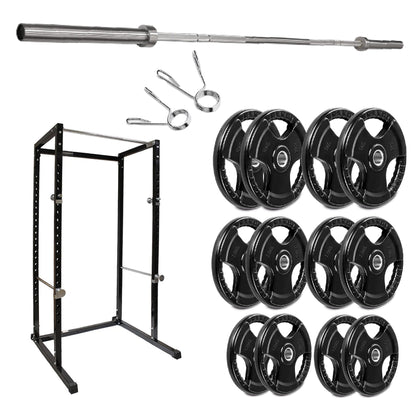 G100 Heavy-Duty Power Rack – Reinforced Steel Strength Station with Pull-Up Bar – Spacious, Customisable Design for Compound Lifts