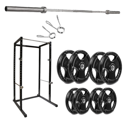 G100 Heavy-Duty Power Rack – Reinforced Steel Strength Station with Pull-Up Bar – Spacious, Customisable Design for Compound Lifts