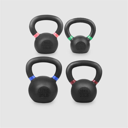 Cast Iron Kettlebells – Solid Build with Smooth Wide Handle – Multiple Weights for Full-Body Functional & Strength Training