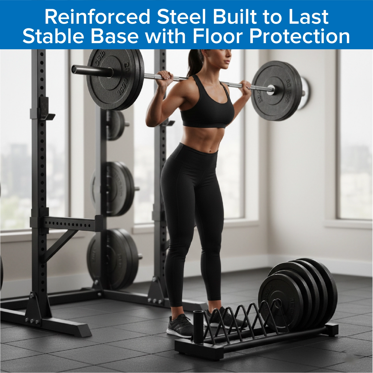 Standard Weight Plate Storage Rack