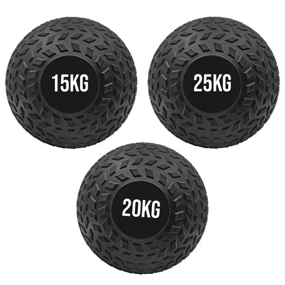 Treaded Slam Balls – Heavy-Duty, No-Bounce Rubber for Power, Core & Cardio – Textured Grip Medicine Balls in Multiple Weights