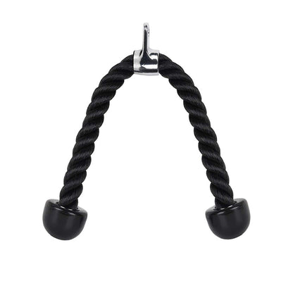 Cable Machine Attachments for Home Gym | Tricep Rope, V Bar, Curl & Lat Pull Down Bars | Heavy Duty Steel Grips with Carabiner Clips for Multi Gym Training