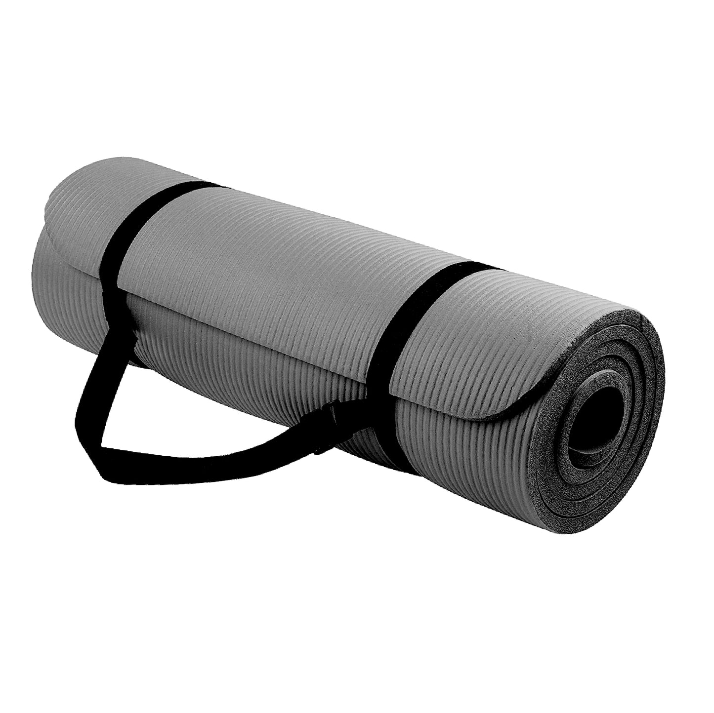 10mm Thick Non-Slip Yoga Mat with Strap