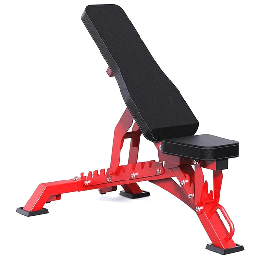 Commercial Adjustable Weight Bench, 680kg Capacity Heavy-Duty Strength Training Bench for Home, Garage & Gym, Premium Comfort, Stability & Durability