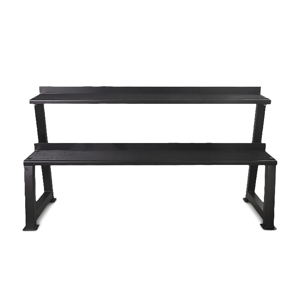 Commercial 2-Tier Kettlebell Rack