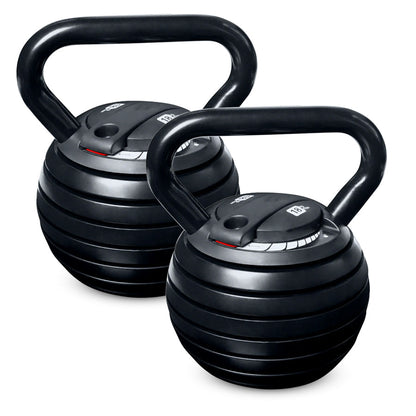 7-in-1 Adjustable Kettlebell (3.4kg–18kg) – Quick-Change Cast Iron Weight for Full-Body Workouts – Space-Saving Home Gym Essential