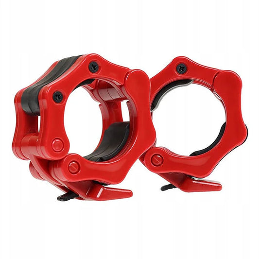 Olympic Barbell Collars – Heavy-Duty 2" Locking Clips with Quick Release & No-Slip Grip for Gym or Home Use